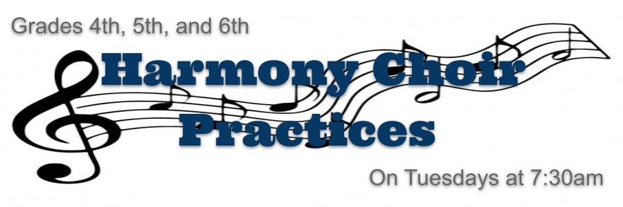Harmony Choir Proactices