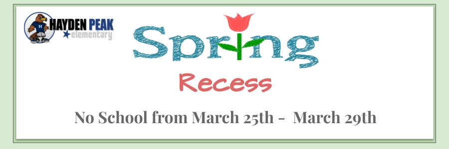 Spring Recess