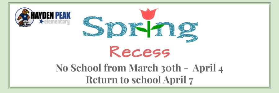 Spring Recess